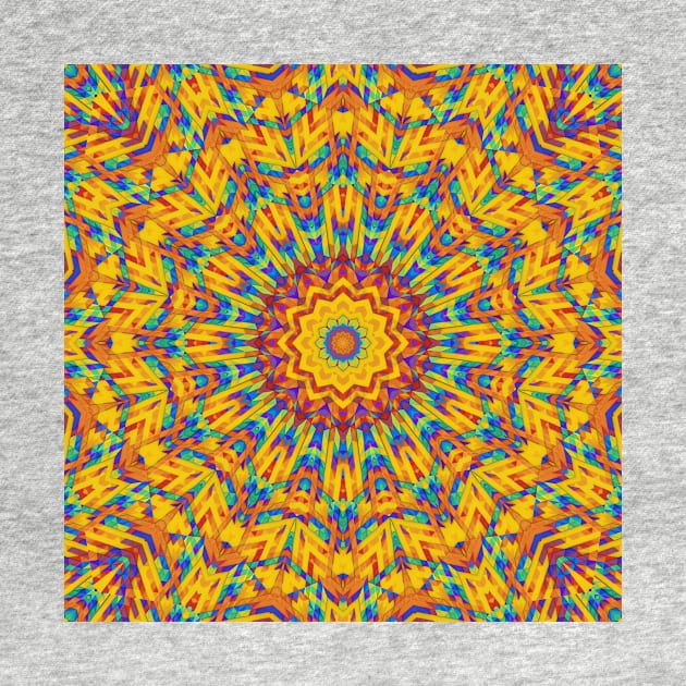 Vivid Colored Mandala by lyle58